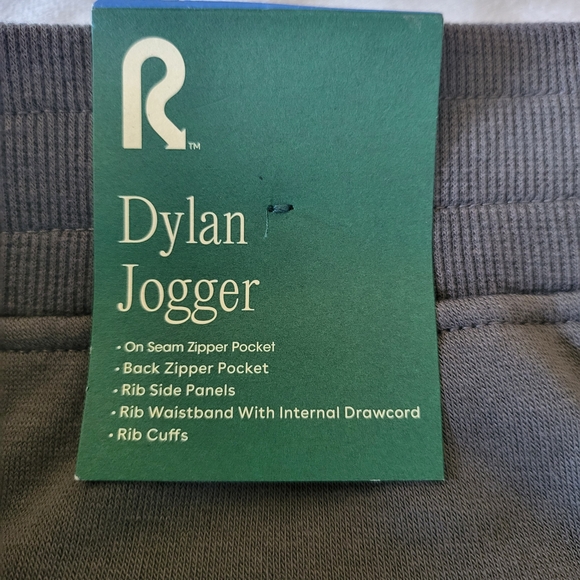 NWT Men's Charcoal Gray Jogger Pants Large - Picture 3 of 5